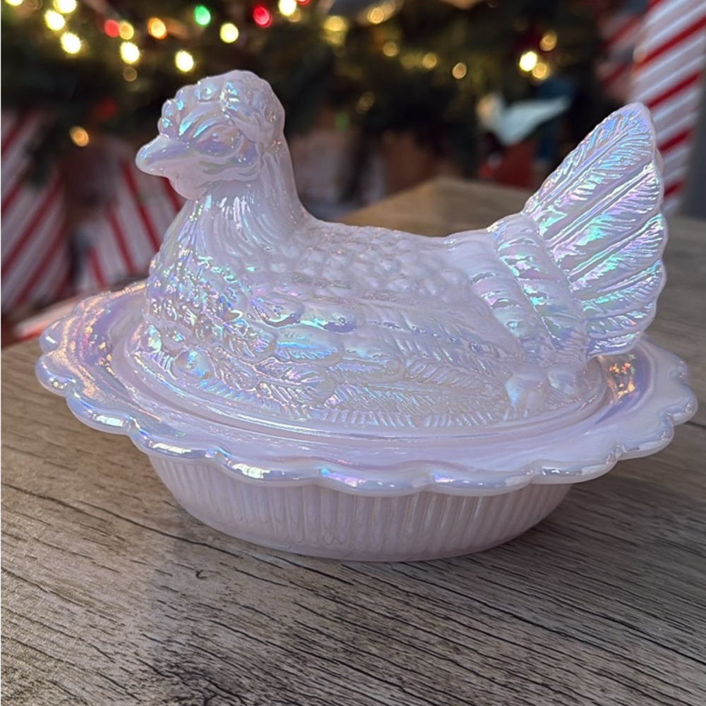 Mosser Carnival Pink Hen on Nest